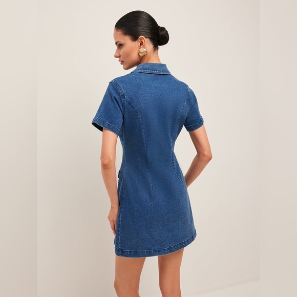 Denim shirt dress New without tag - Picture 2 of 5